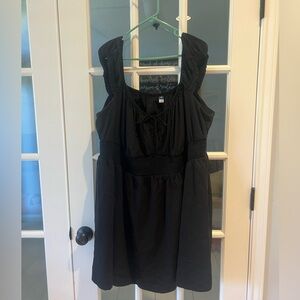 Torrid Black Babydoll Top